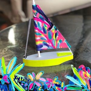Lilly Pulitzer Sailboat ~ Made by me 🌴⛵️